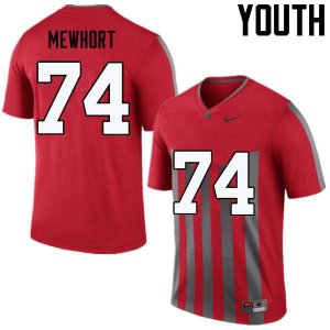Youth Ohio State Buckeyes #74 Jack Mewhort Throwback Nike NCAA College Football Jersey Latest LJY8844BC